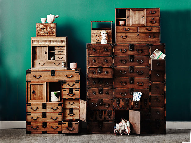 Japanese Wooden Chests – Japanese Wooden Tansu Chests – tagged