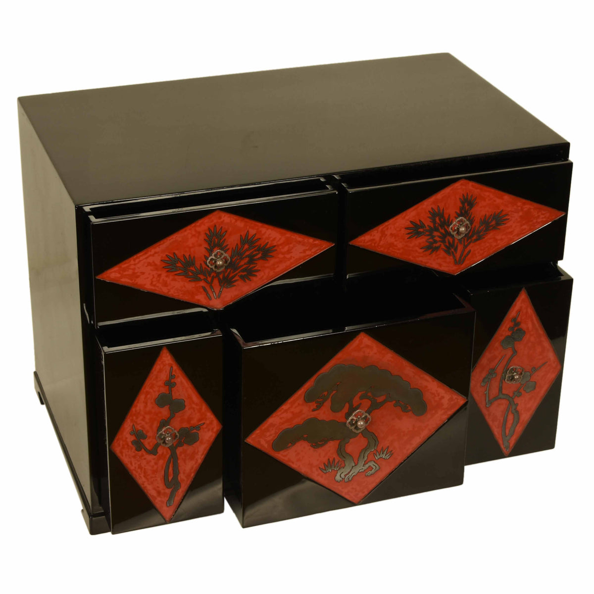 Japanese lacquer chest JF22WW302 Kazari