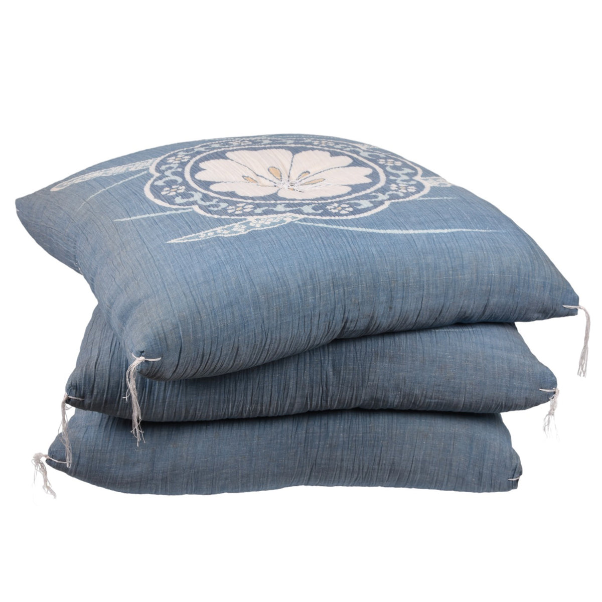 Vintage Japanese Floor Cushion Zabuton ZZC23006 Kazari Ziguzagu