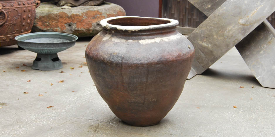 Traditional Japanese craft pot 22×20cm壺 Antique Japanese large