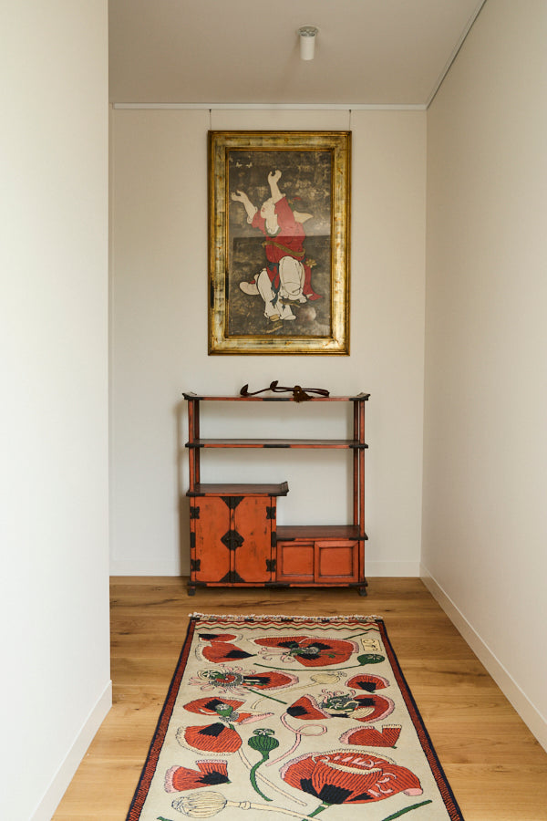 Japanese lacquer tea cabinet