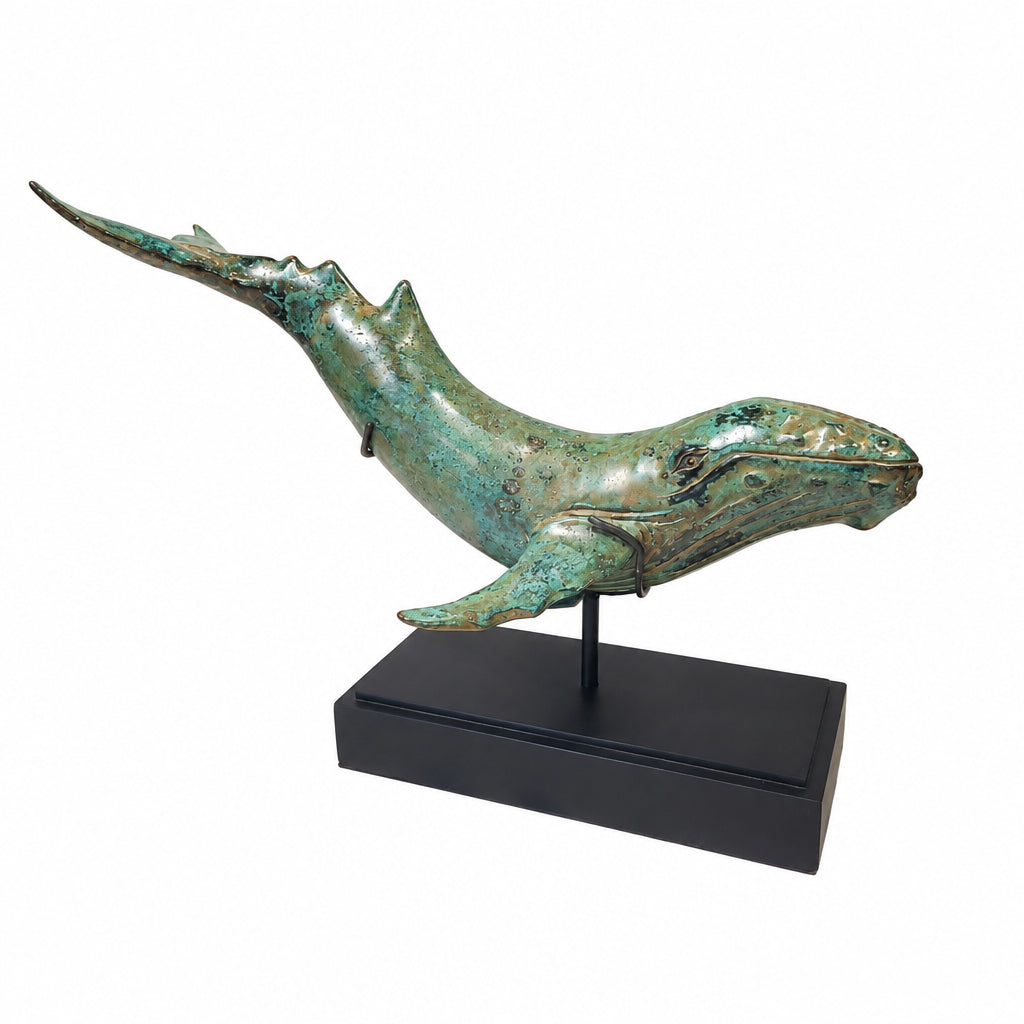 Bronze blue whale