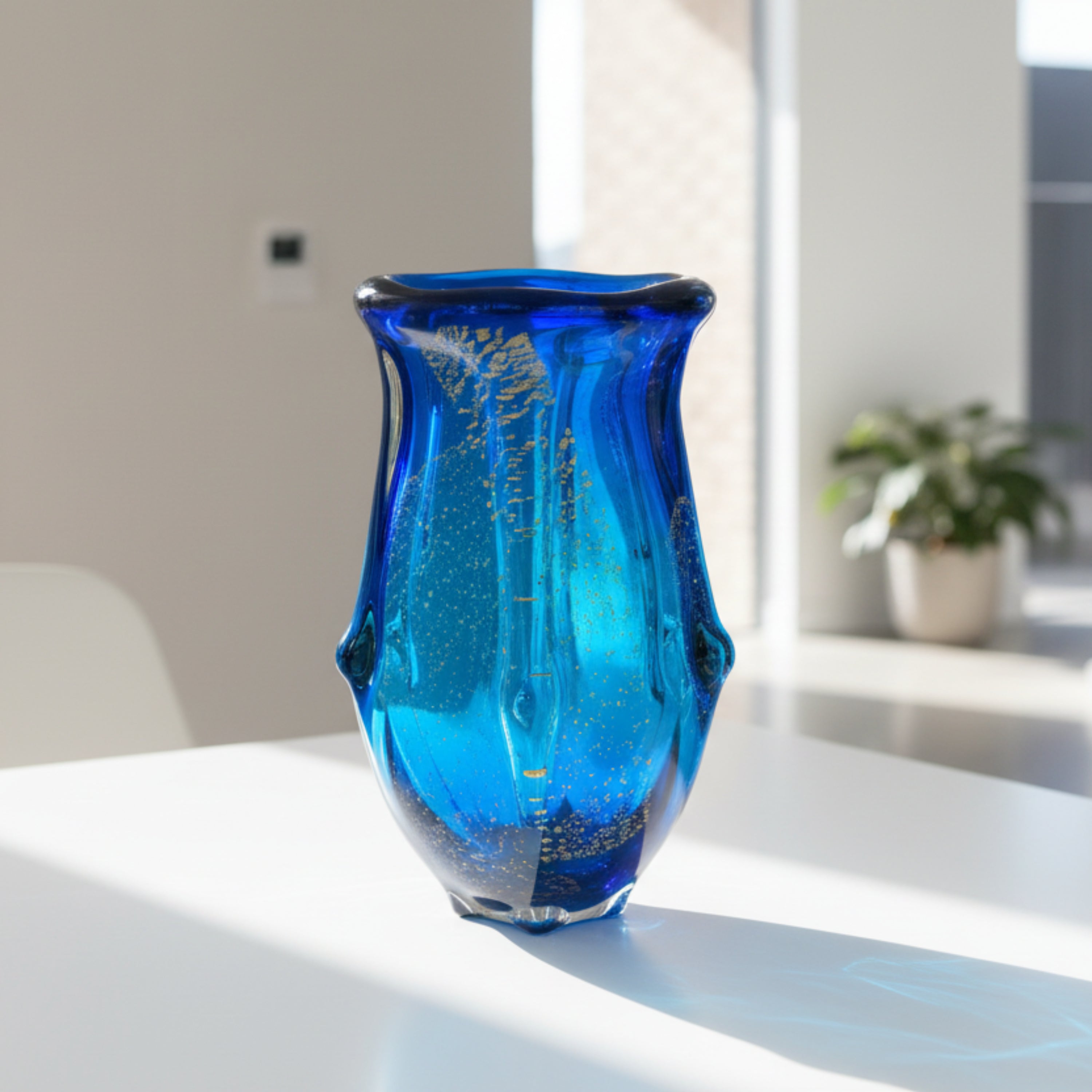 Japanese art glass vase