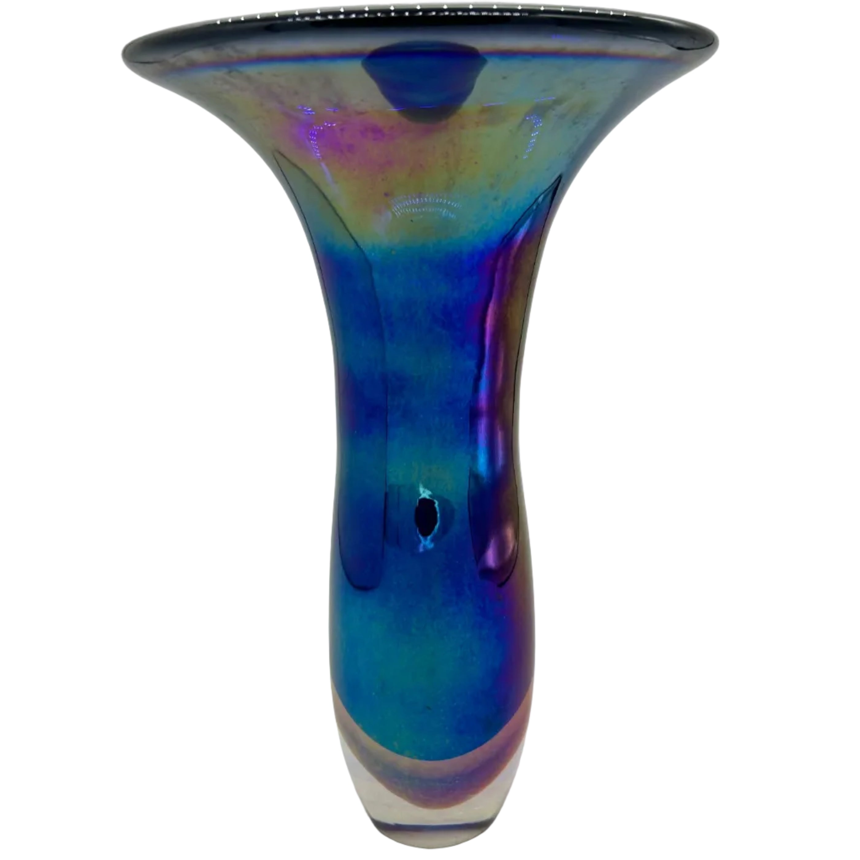 Japanese art glass vase - C1960.