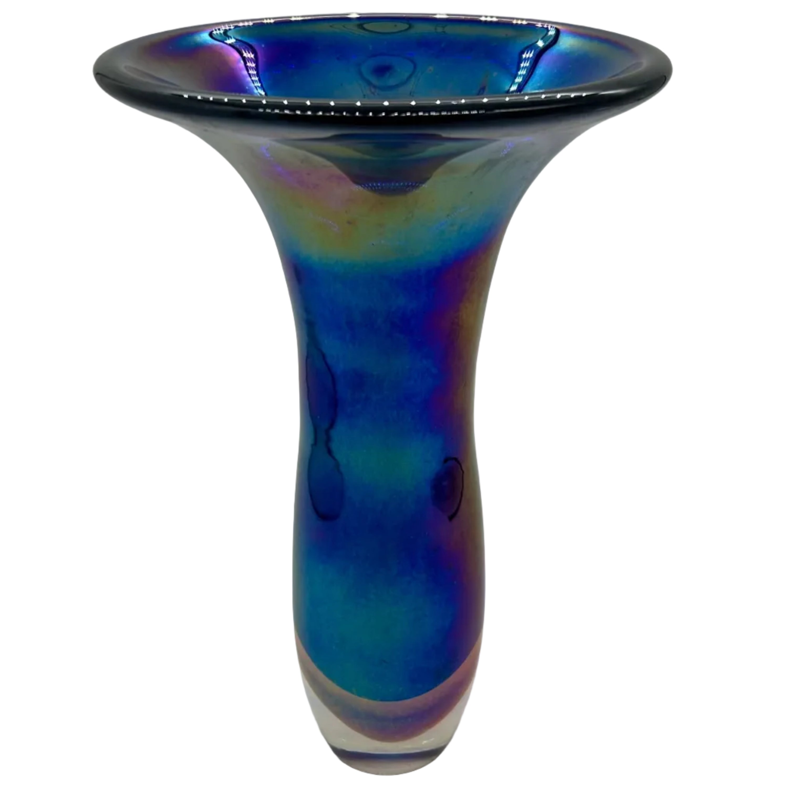 Japanese art glass vase - C1960.