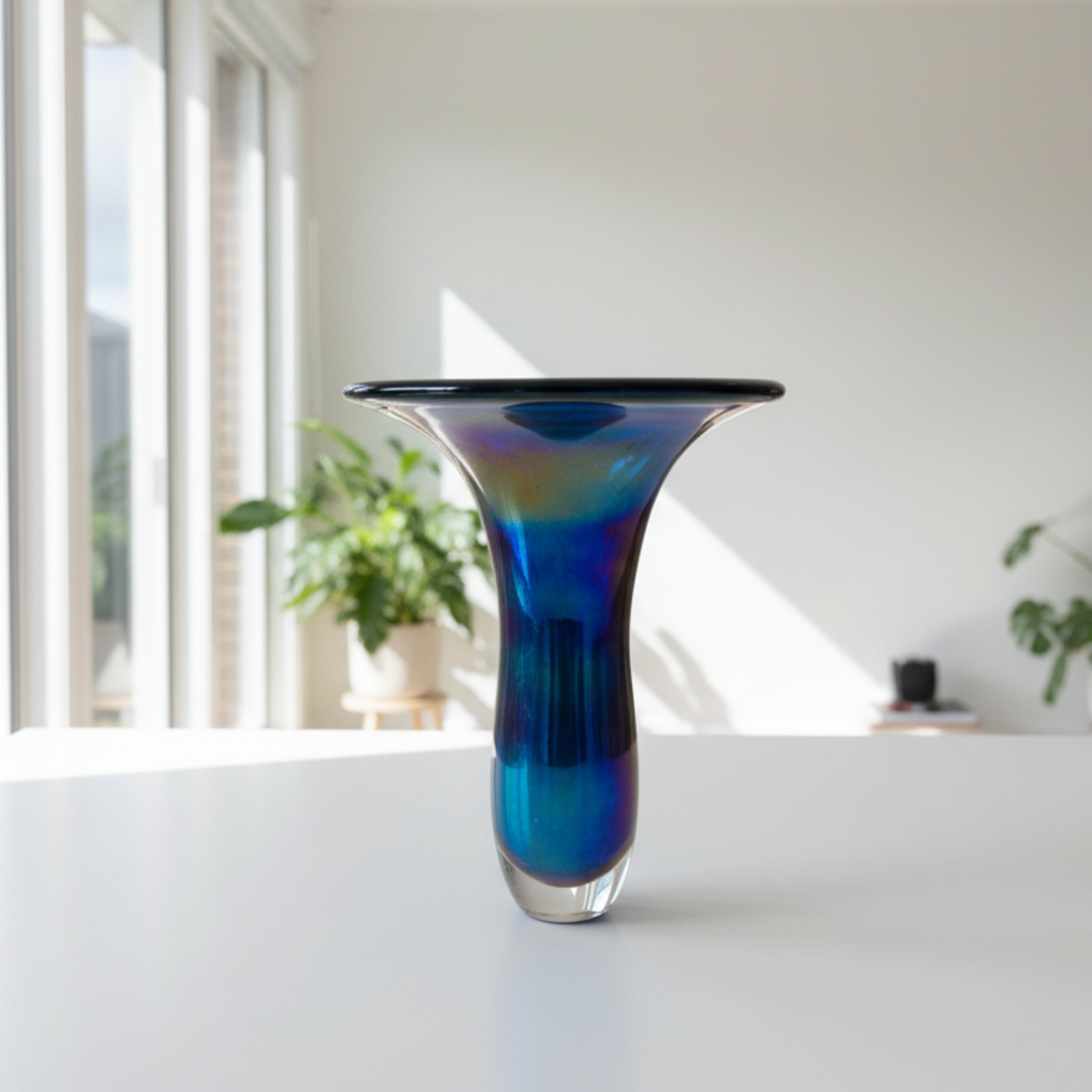 Japanese art glass vase - C1960.