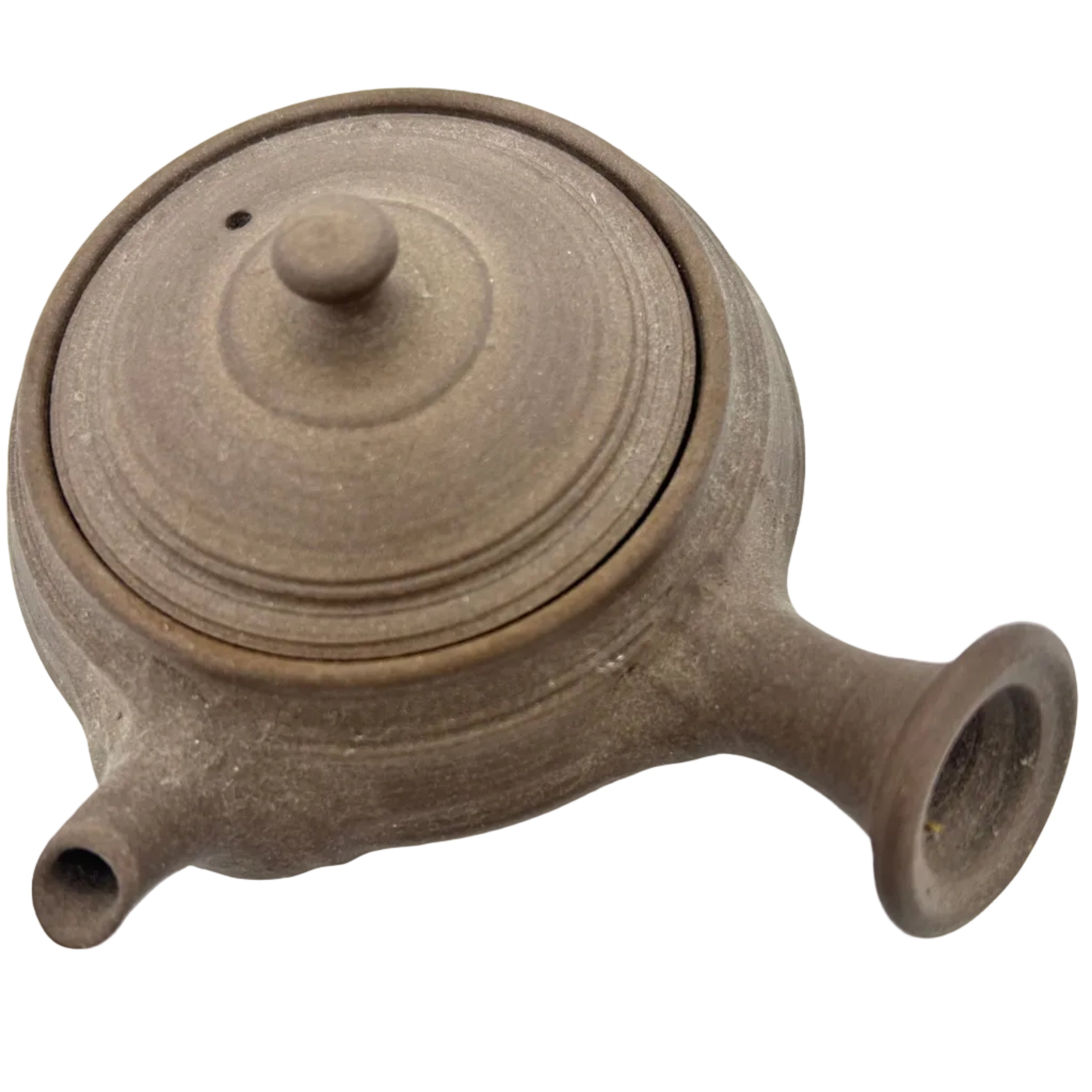 A Chinese terracotta tea pot with distinctive style and fine quality.