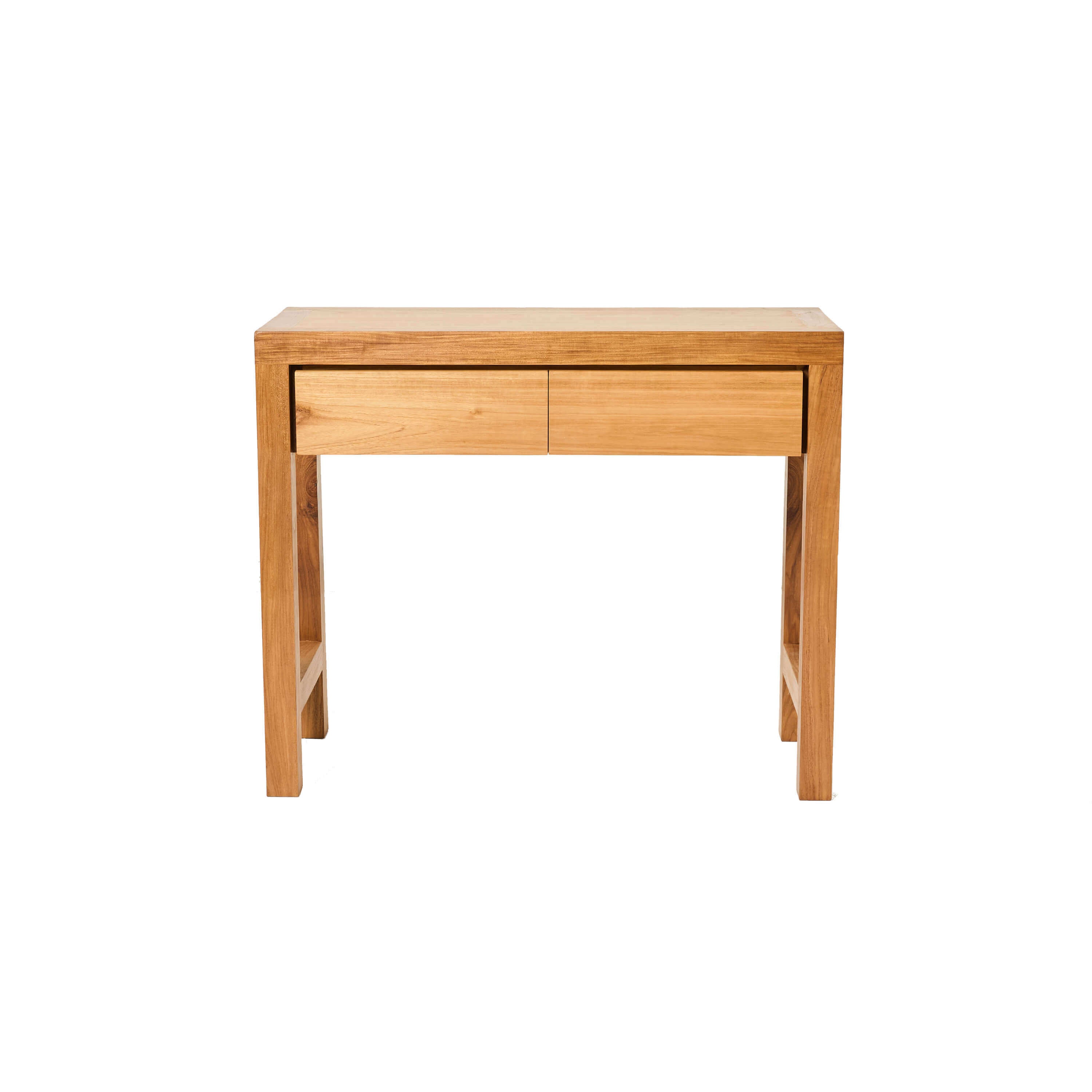 Kazari sustainably sourced teak 2 drawer console