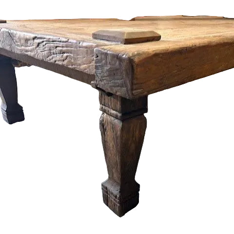 Coffee table made from recycled timber