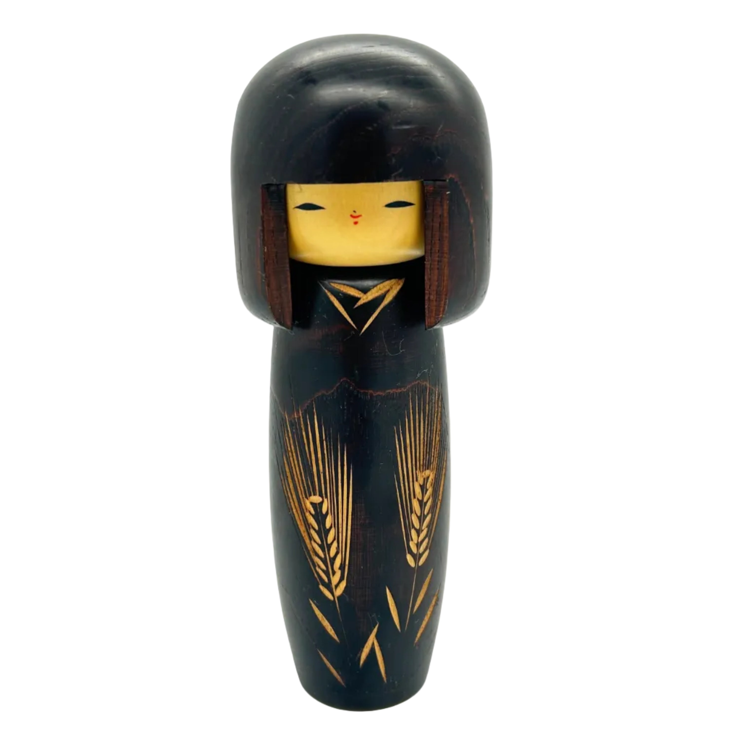 A vintage Japanese creative Kokeshi doll. A very ladylike appearance.