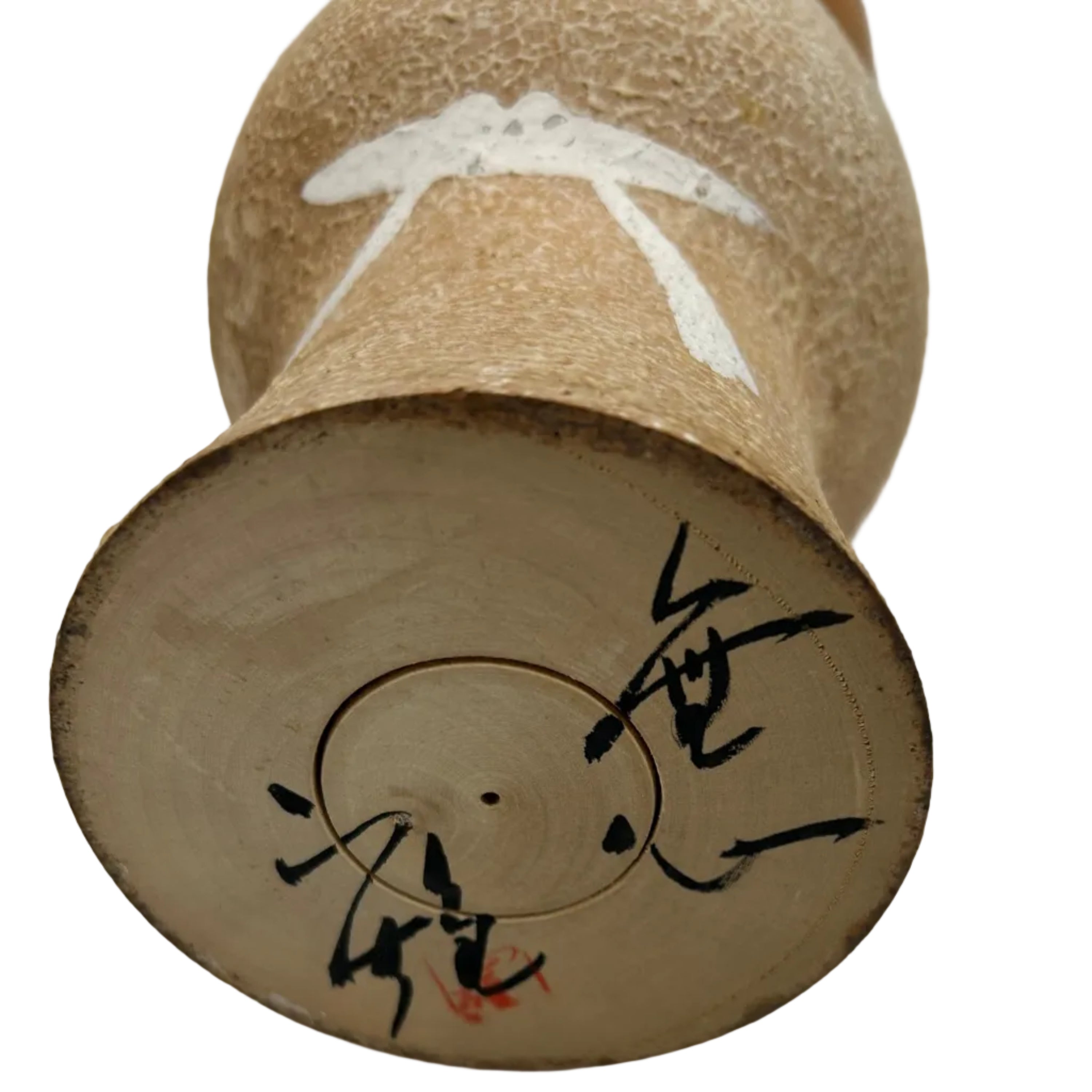 A vintage Japanese kokeshi made by Watanabe Masao Stylish and distinctive.&nbsp;