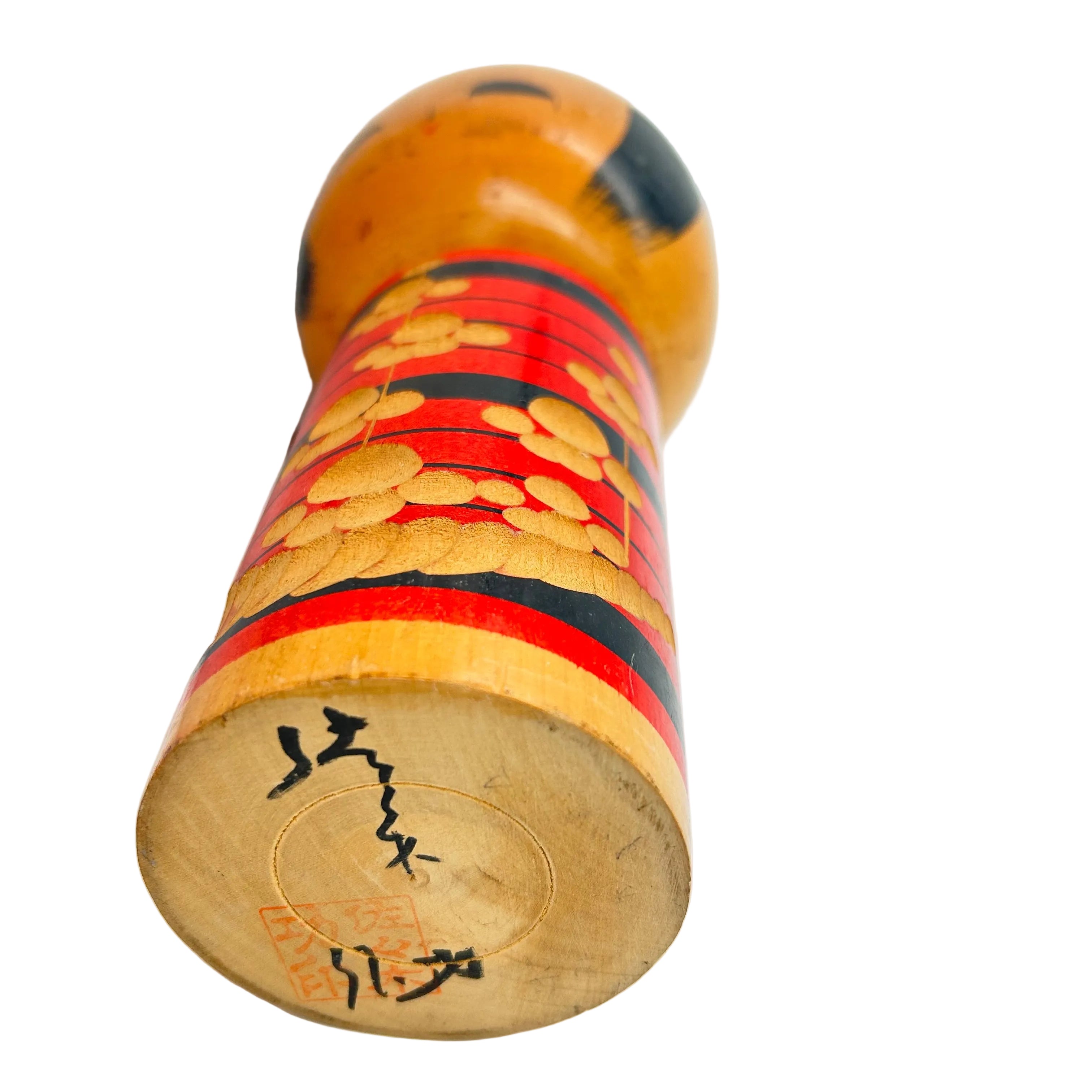 A traditional kokeshi from Sendai in Tohoku prefecture - the original home of kokeshi.