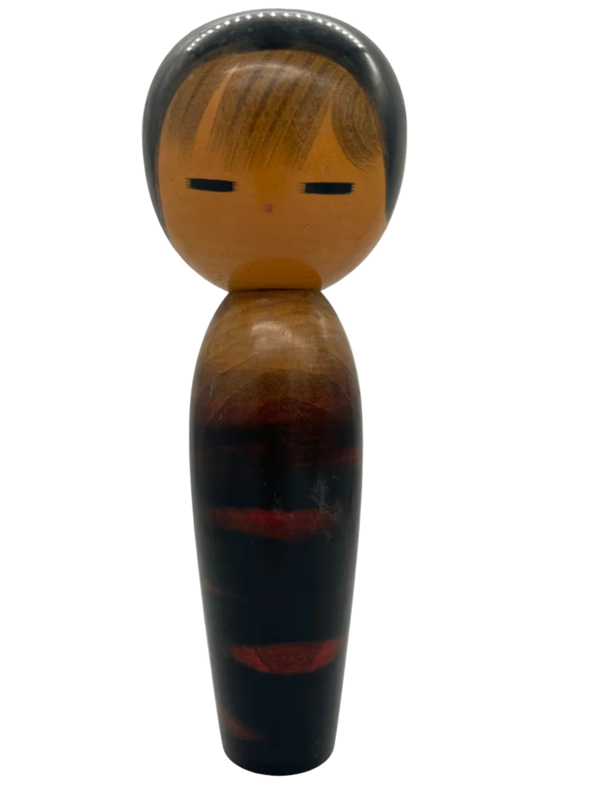 Japanese Vintage Kokeshi Doll by Masao Watanabe Titled "Chigo-Sakura"