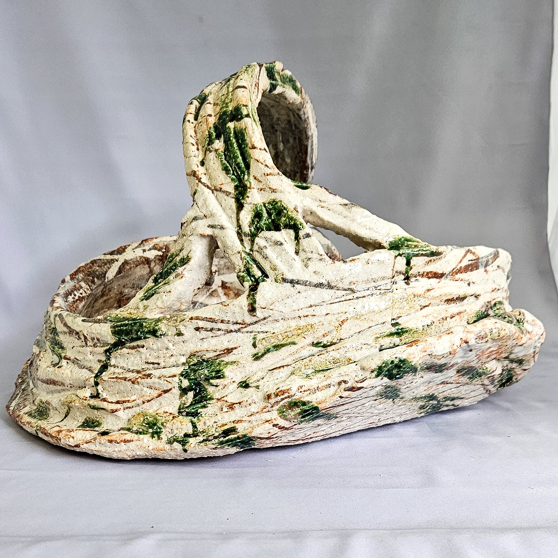 Kazari_Japanese shino pottery bowl