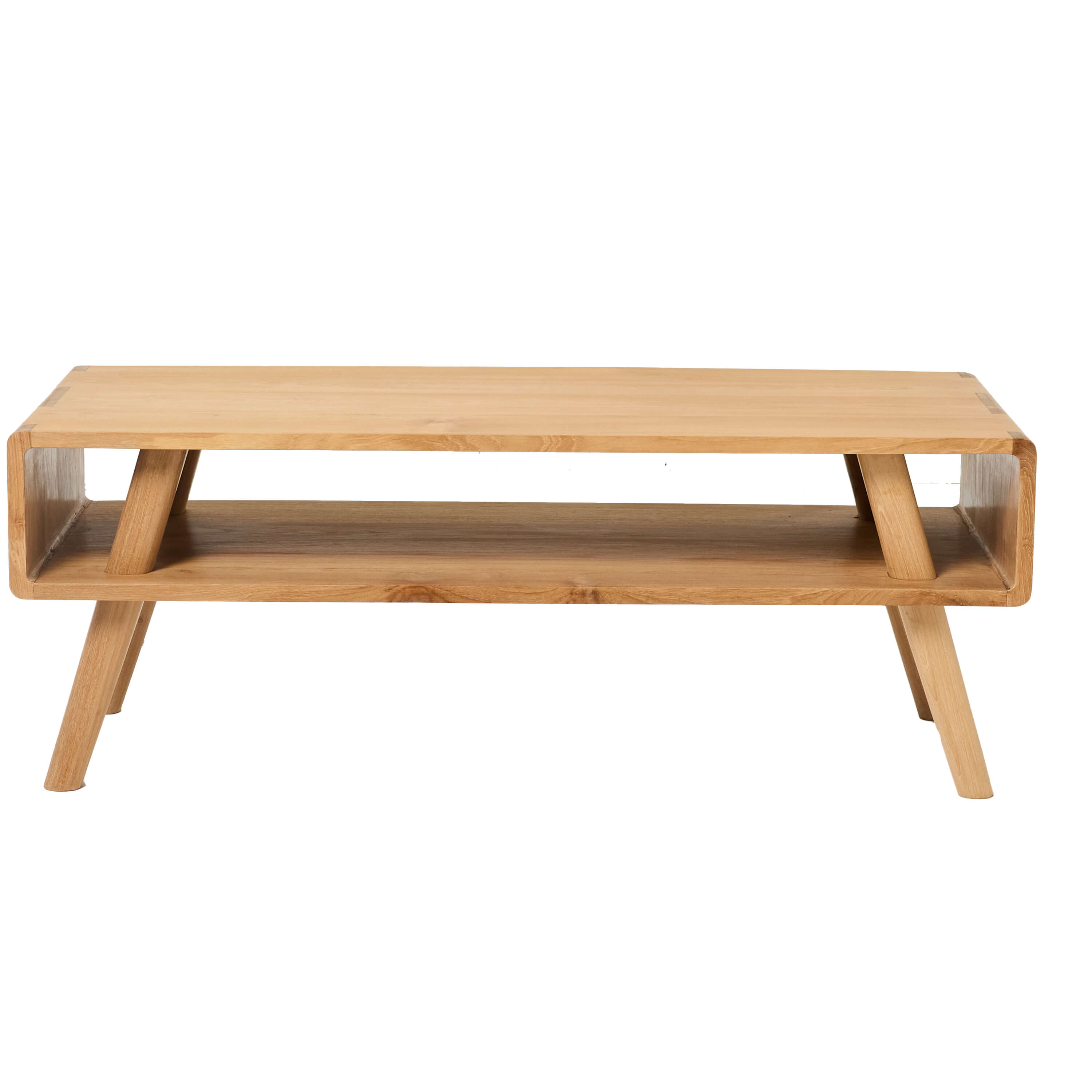 Kazari sustainably sourced teak coffee table crafted in Indonesia