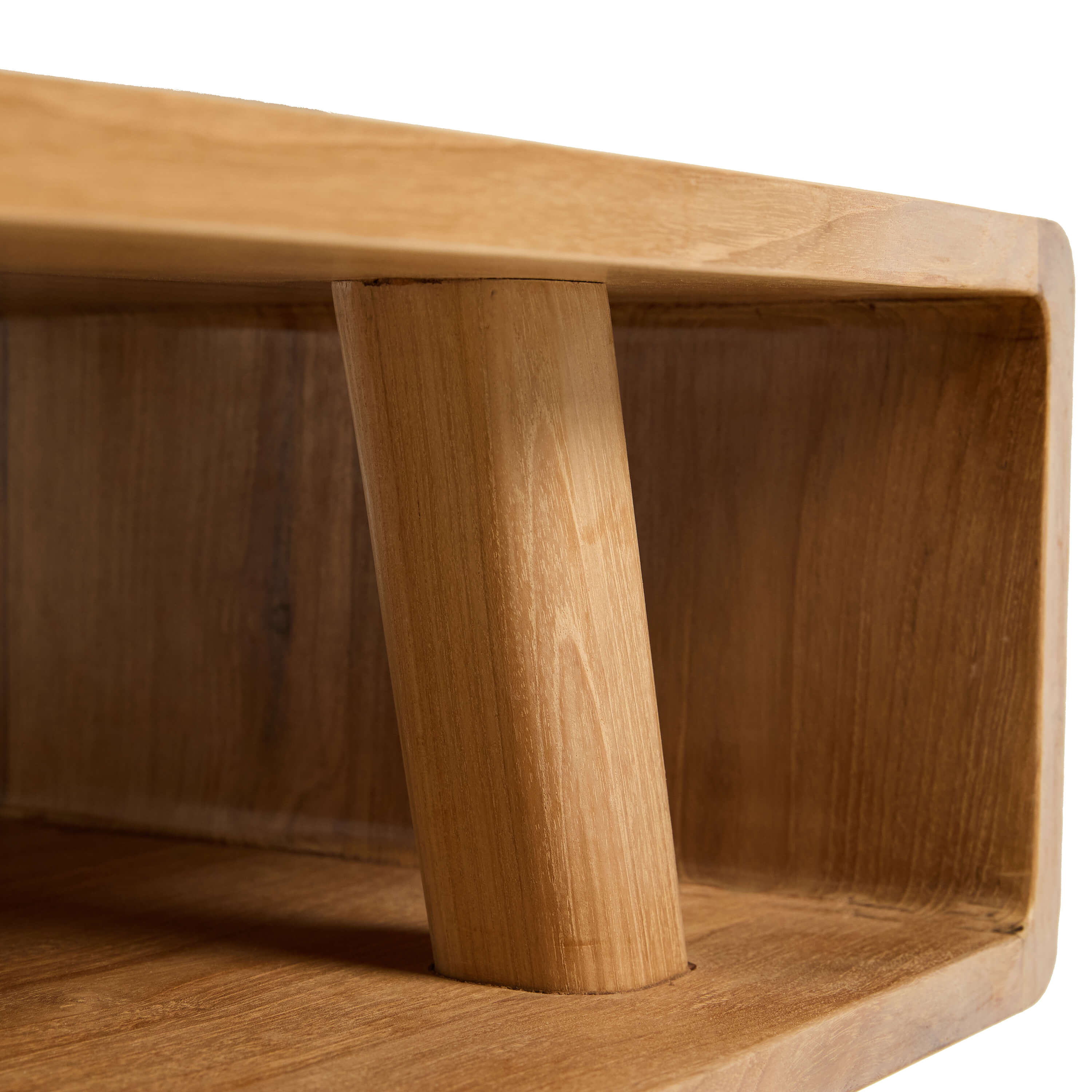 Kazari sustainably sourced teak coffee table crafted in Indonesia