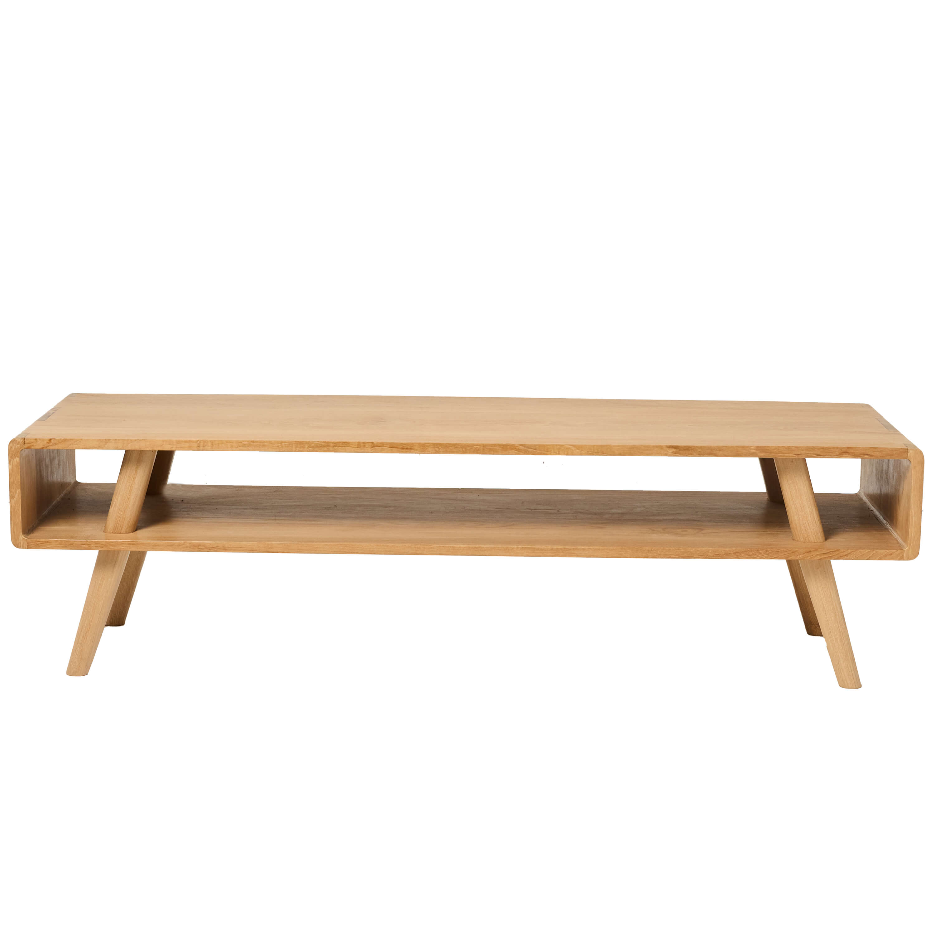 Kazari sustainably sourced teak coffee table crafted in Indonesia