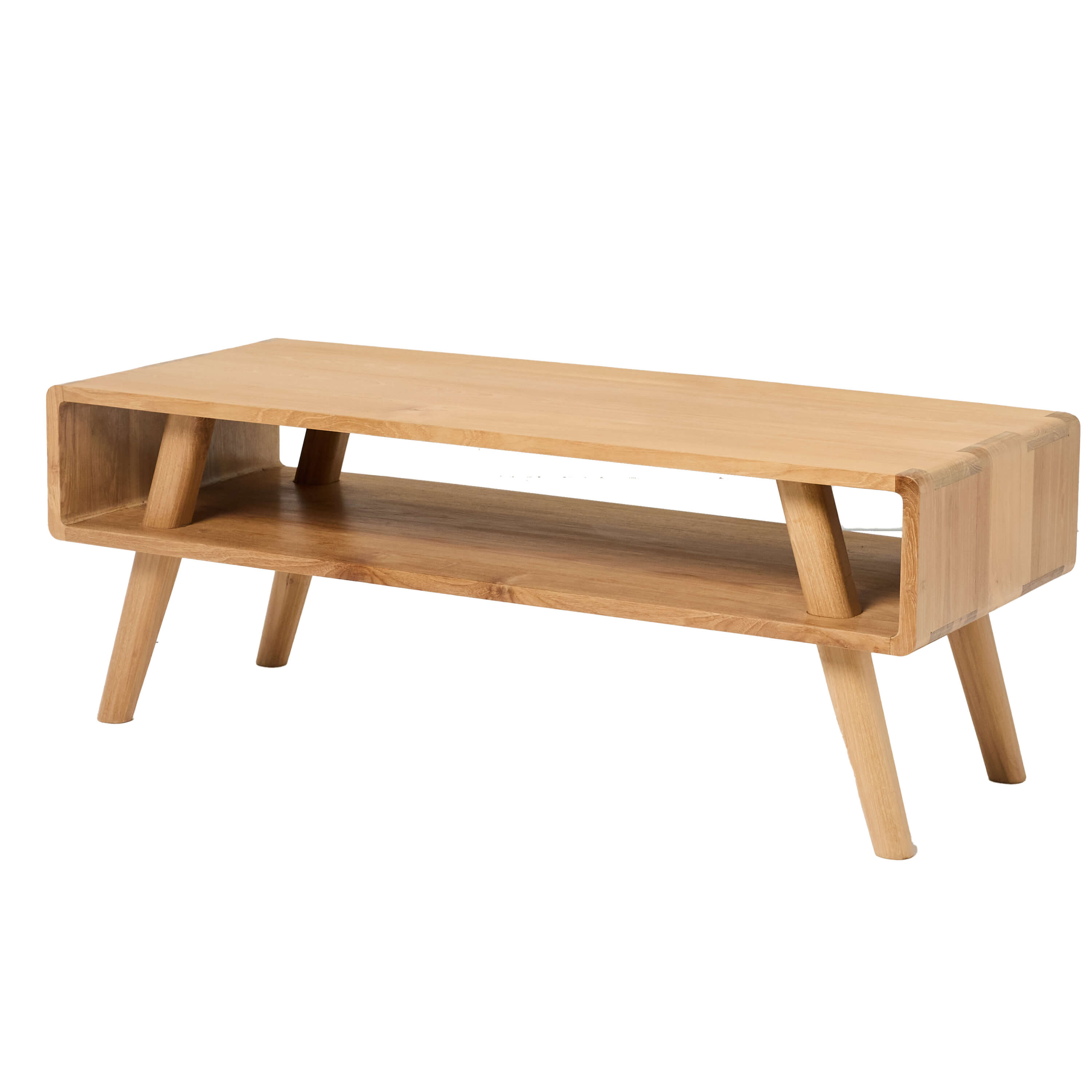 Kazari sustainably sourced teak coffee table crafted in Indonesia