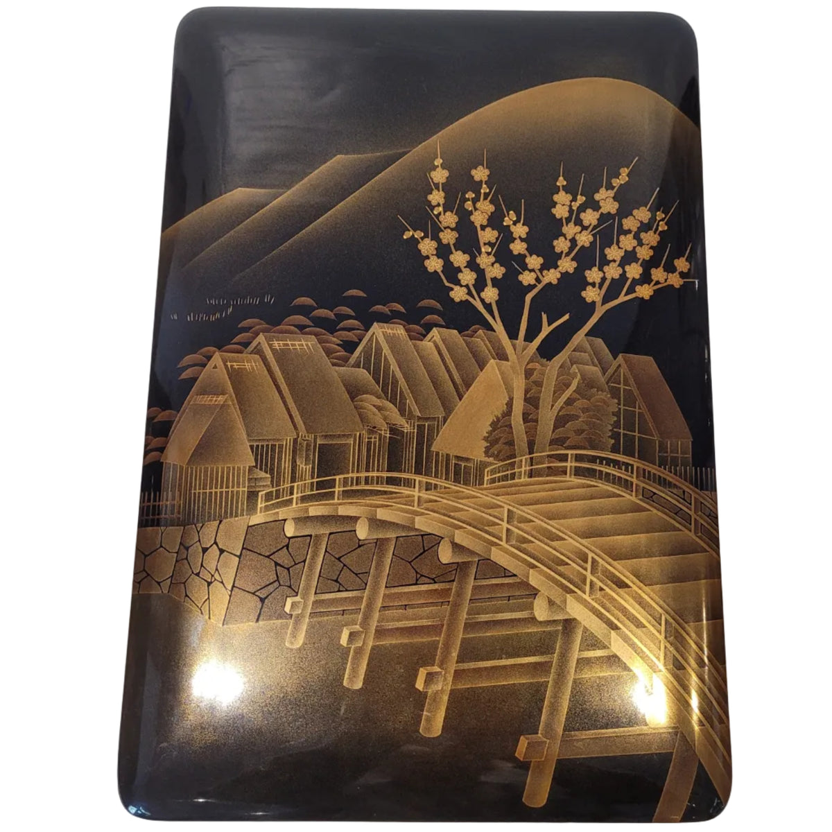 Japanese lacquer document box