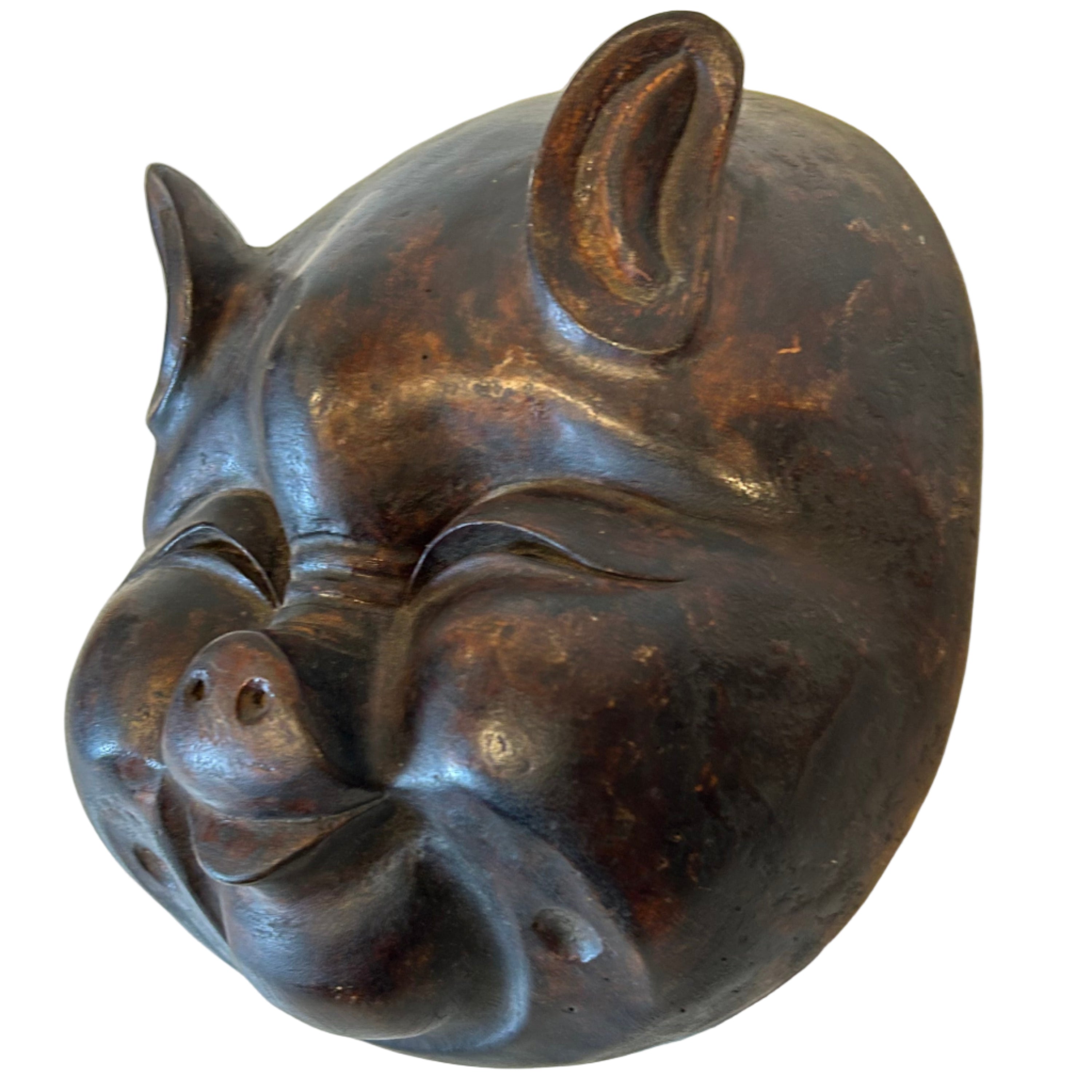 Indonesian happy pig mask