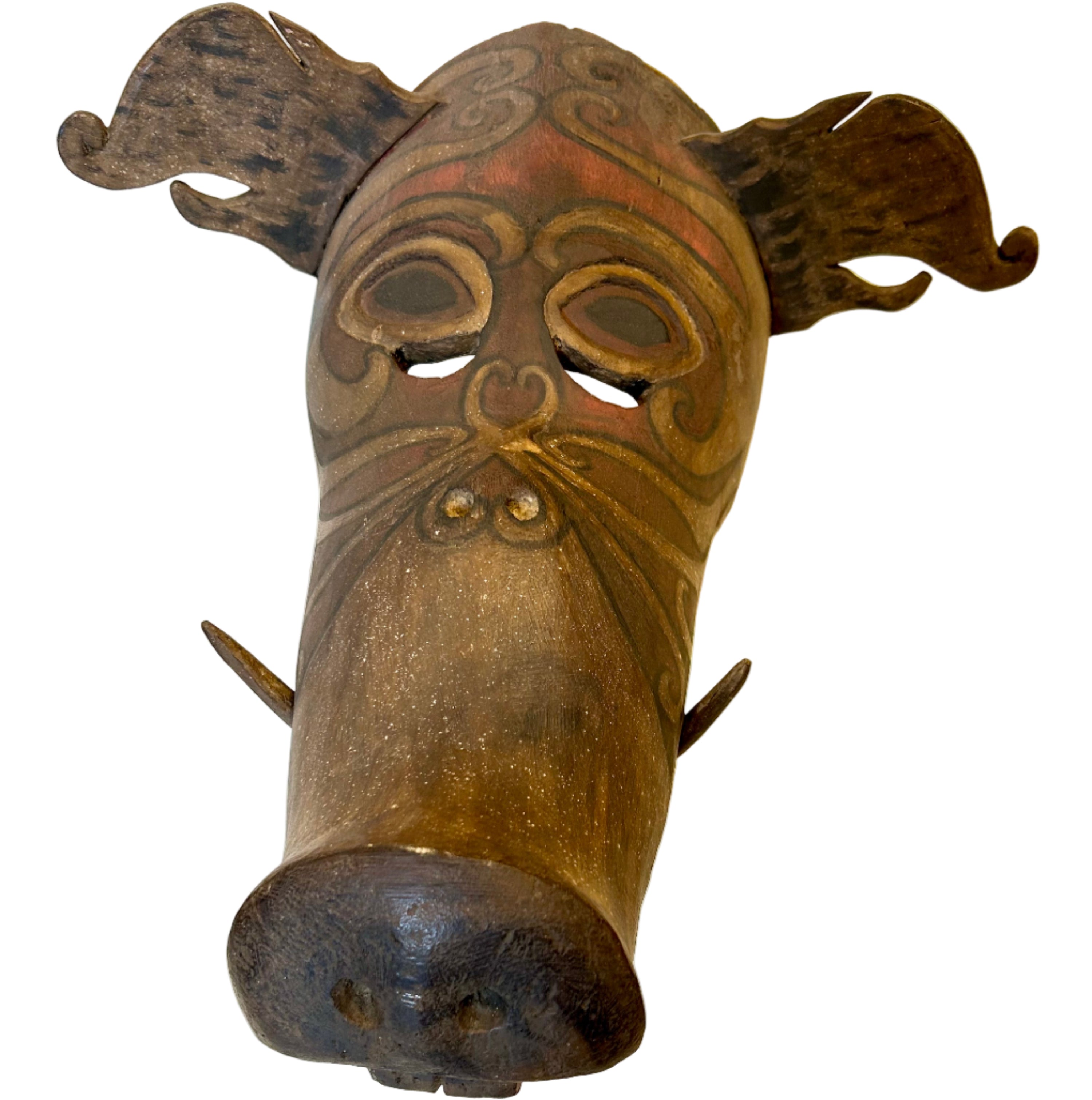 Antique pig mask from Borne