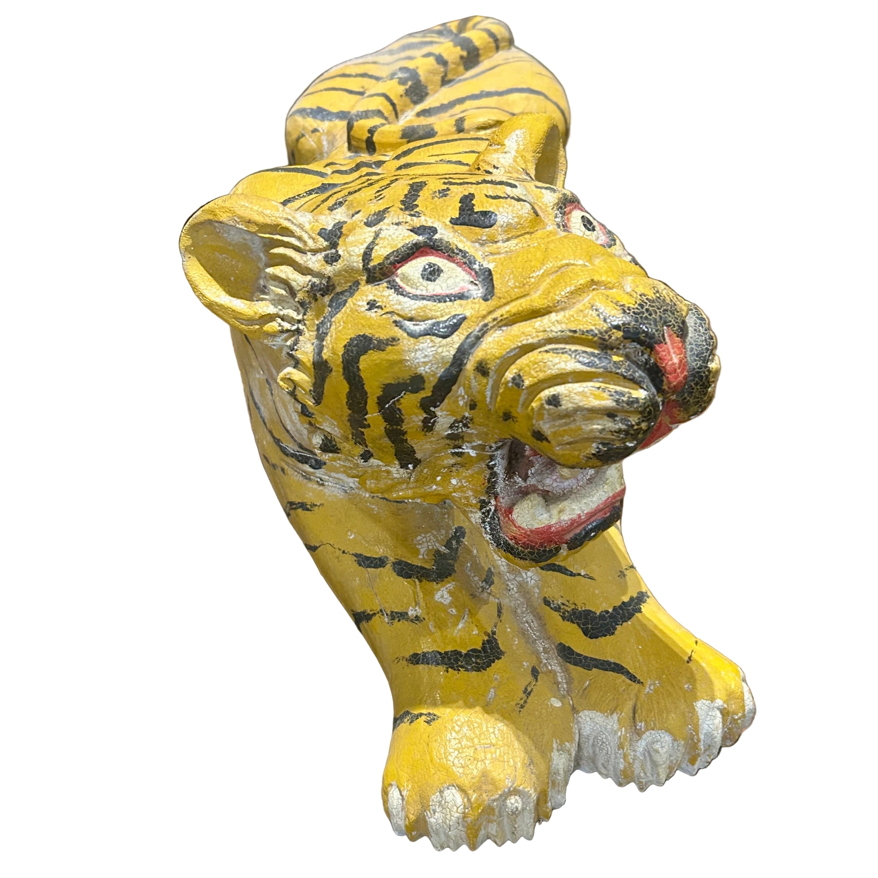 Hand carved tiger