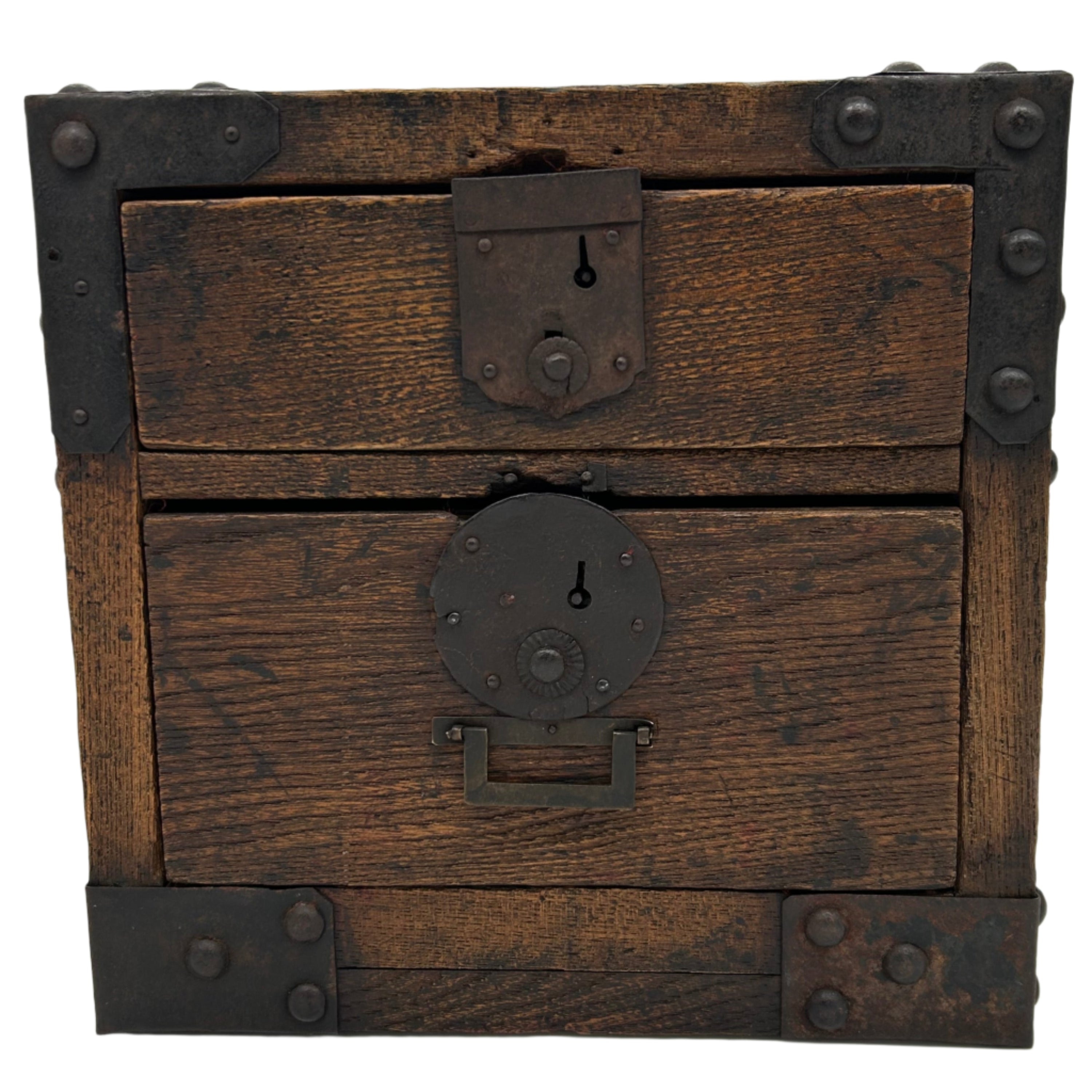 Antique Japanese two drawer writing box - JF25093_2