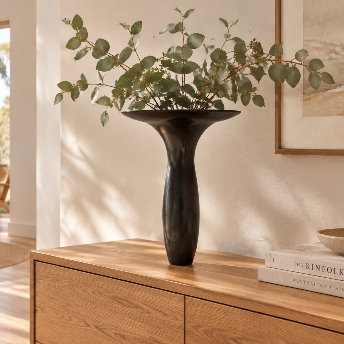 Japanese bronze vase