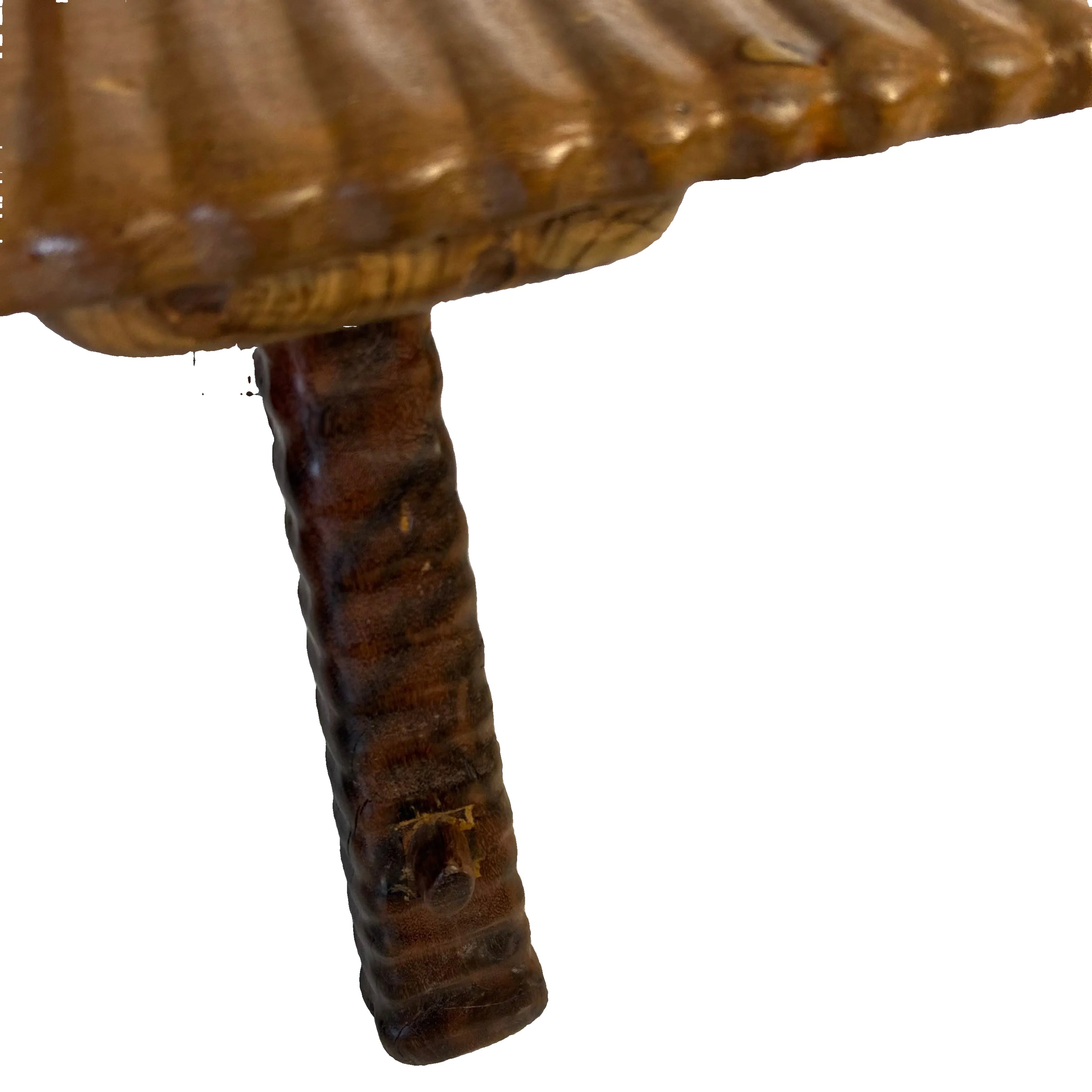 This unique and substantial coffee table is crafted from teak wood, celebrating the natural beauty and character of the woody or relaxed living spaces.
