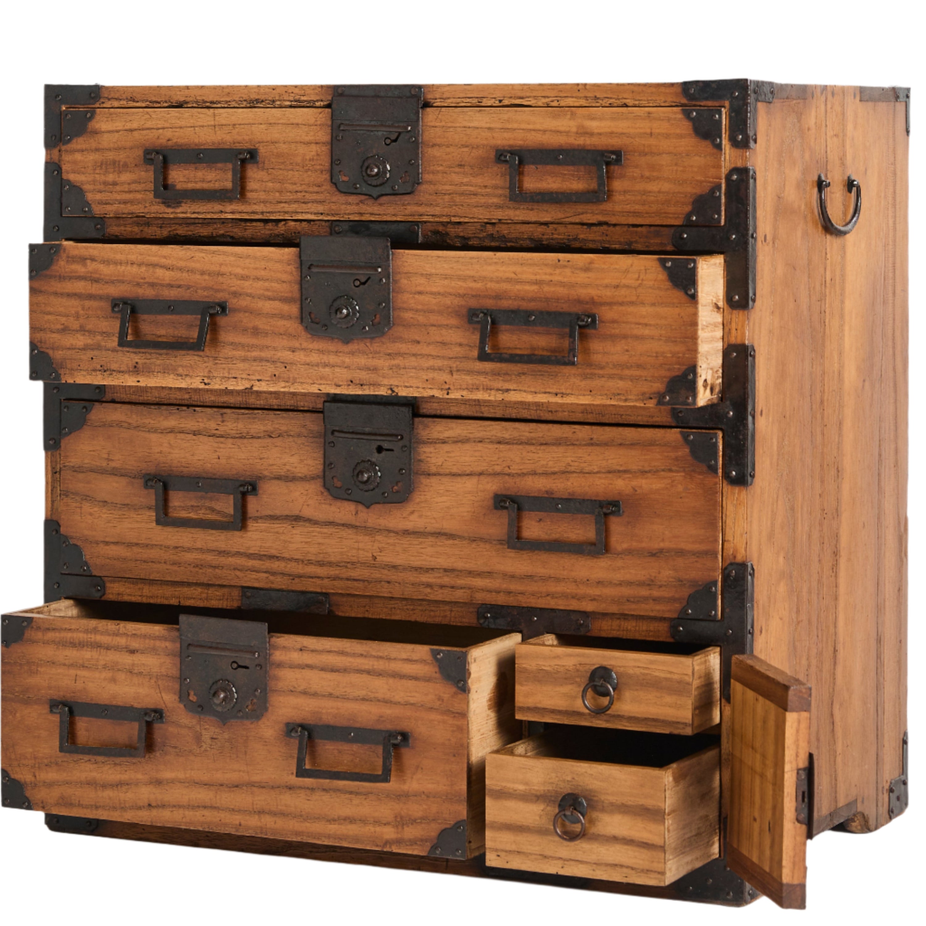 Japanese paulownia wood chest 