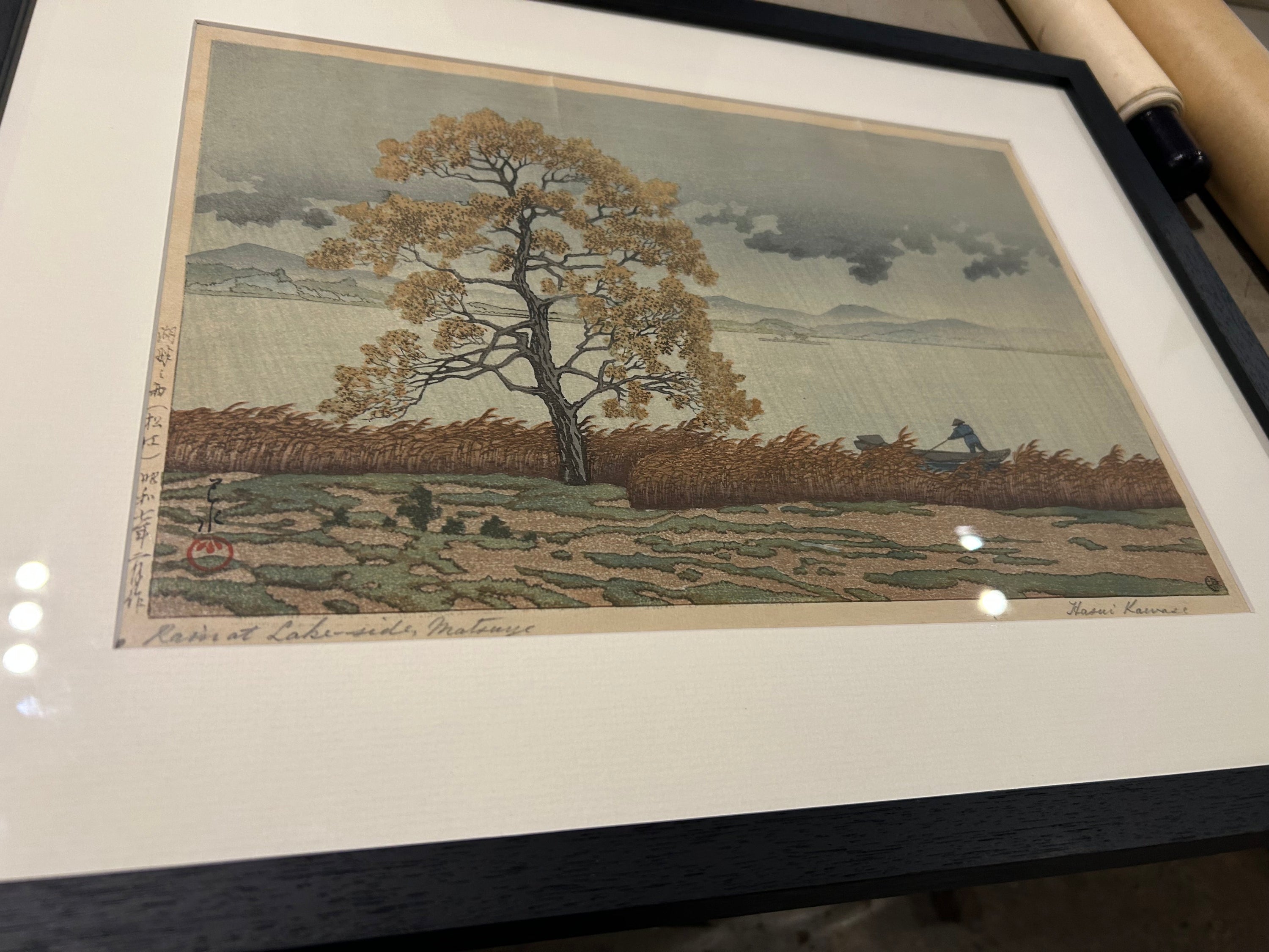 WB20lj1 Hasui Kawase, framed