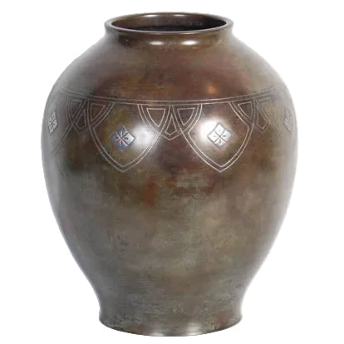 Kazari Japanese bronze vase