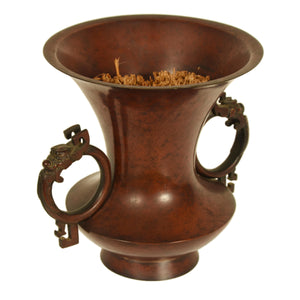 Bronze Temple Vase