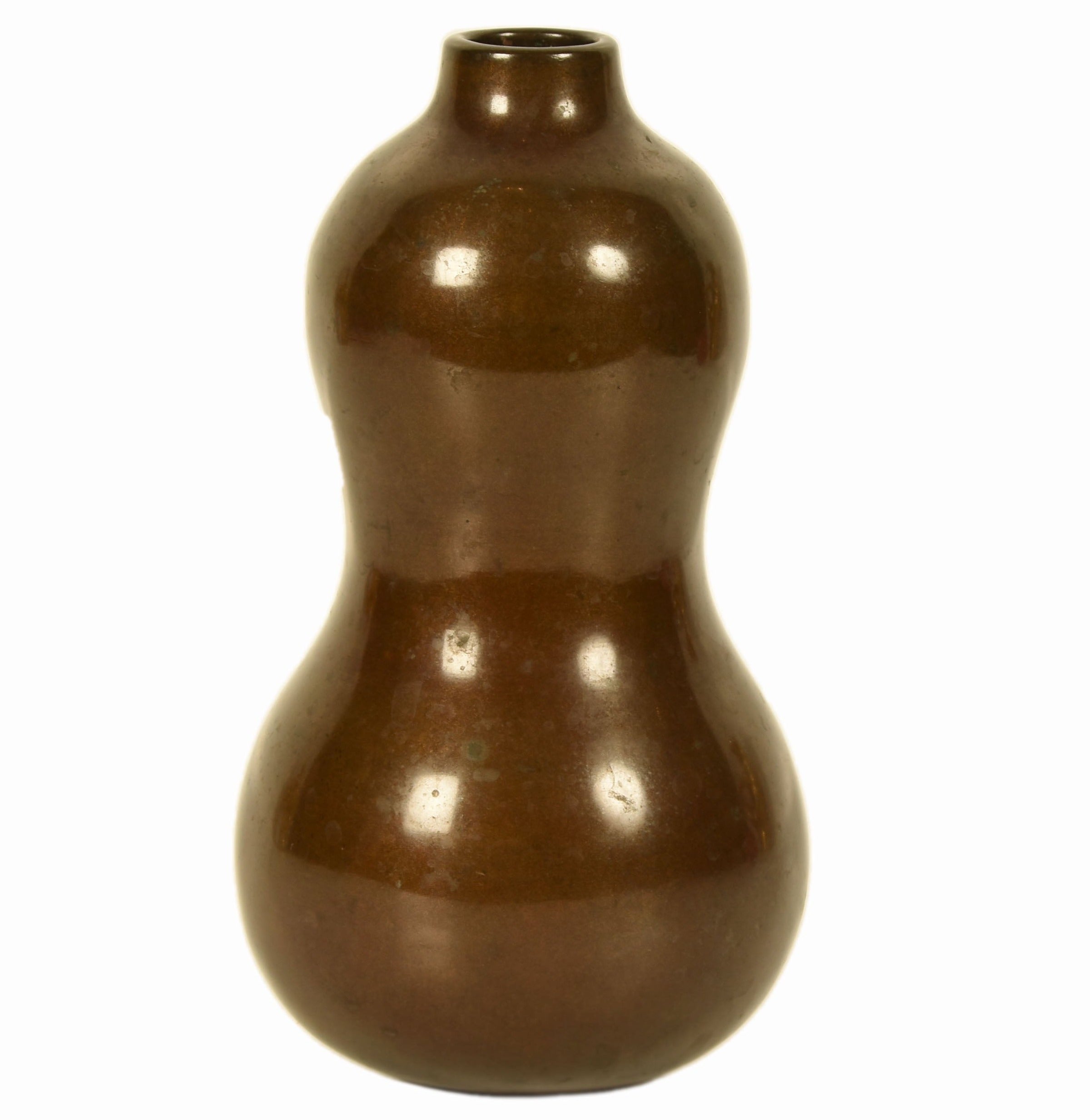 Vintage Japanese bronze wall vase - B22028