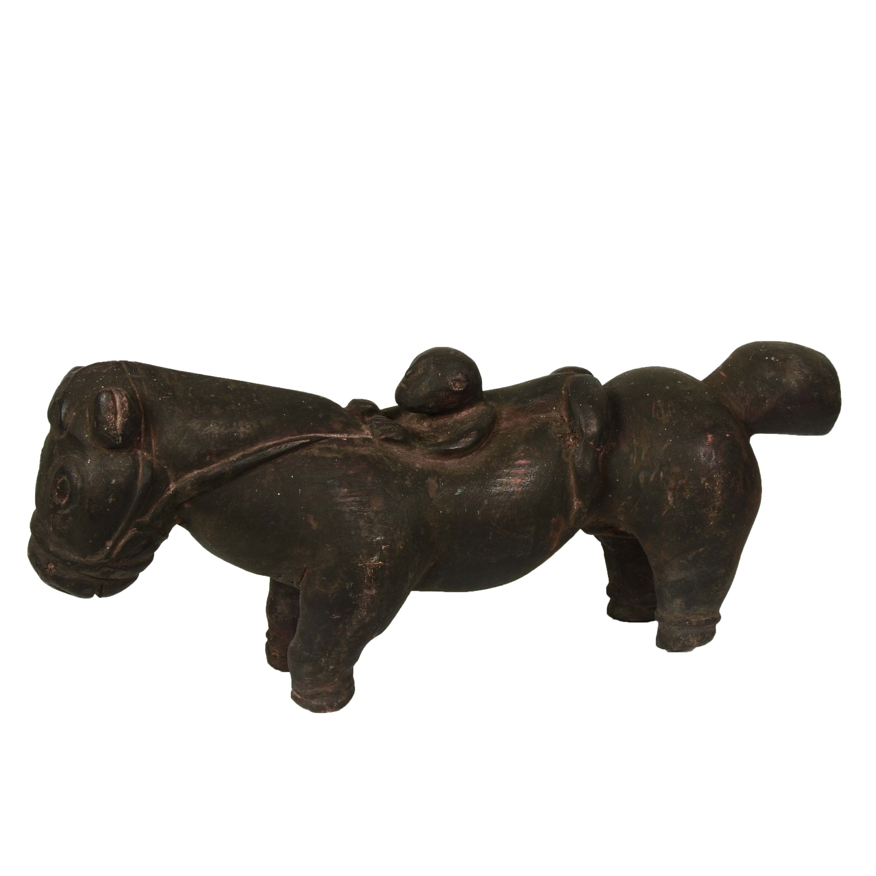 Indonesian folk art Sumba wooden sculpture - MI23003