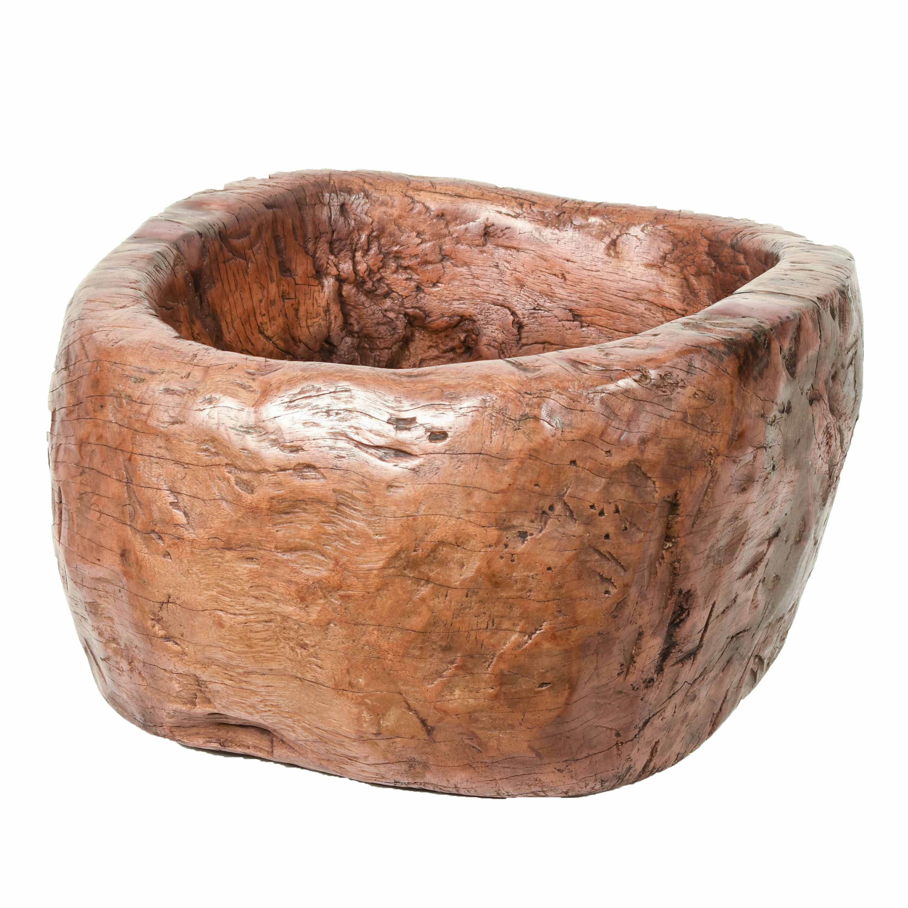 Antique Indonesian wooden food bowl - ICF23008