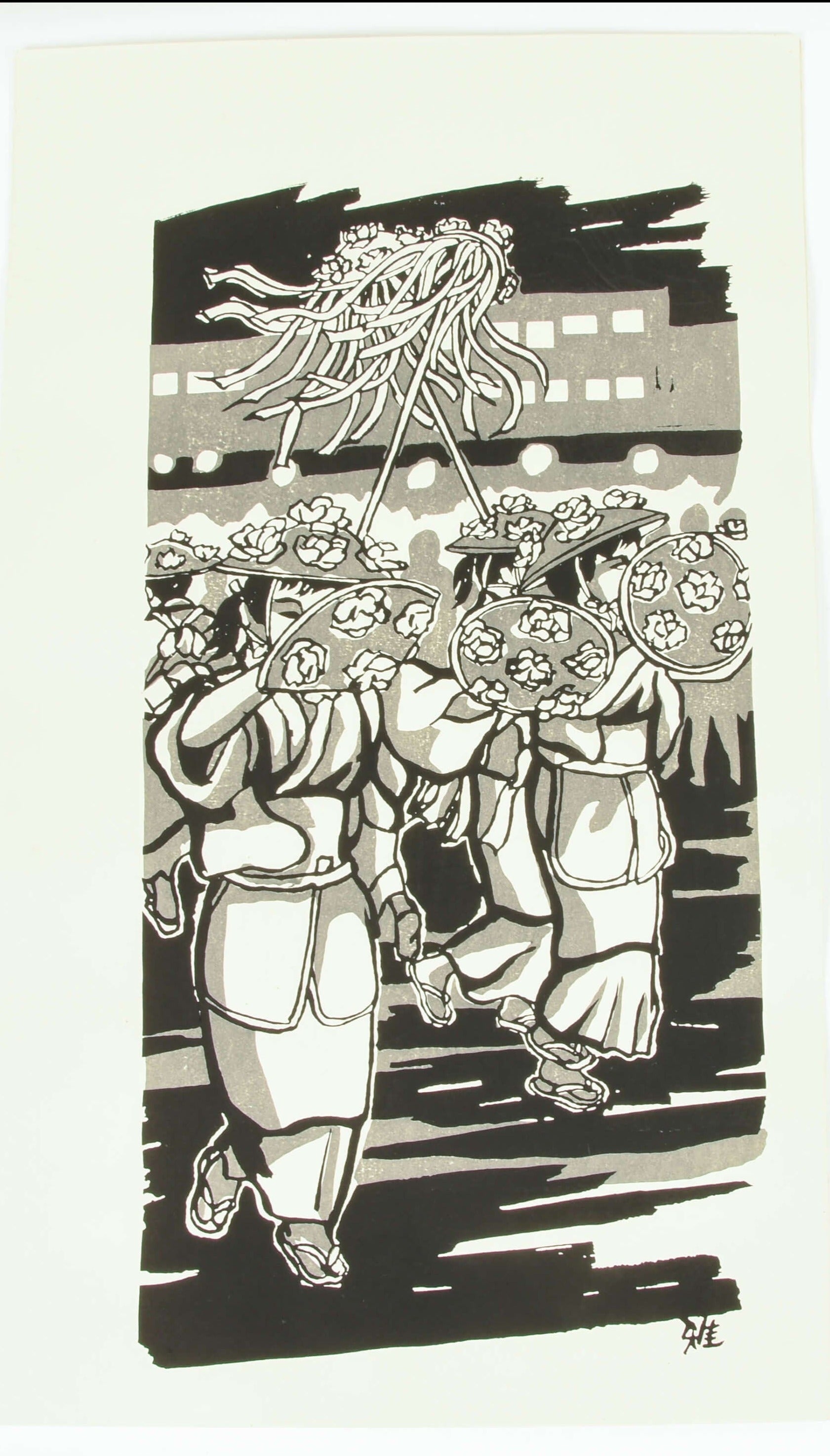 Woodblock print by Ido Masao - WB2304