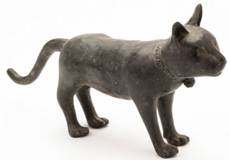 Contemporary bronze cat - IB17024
