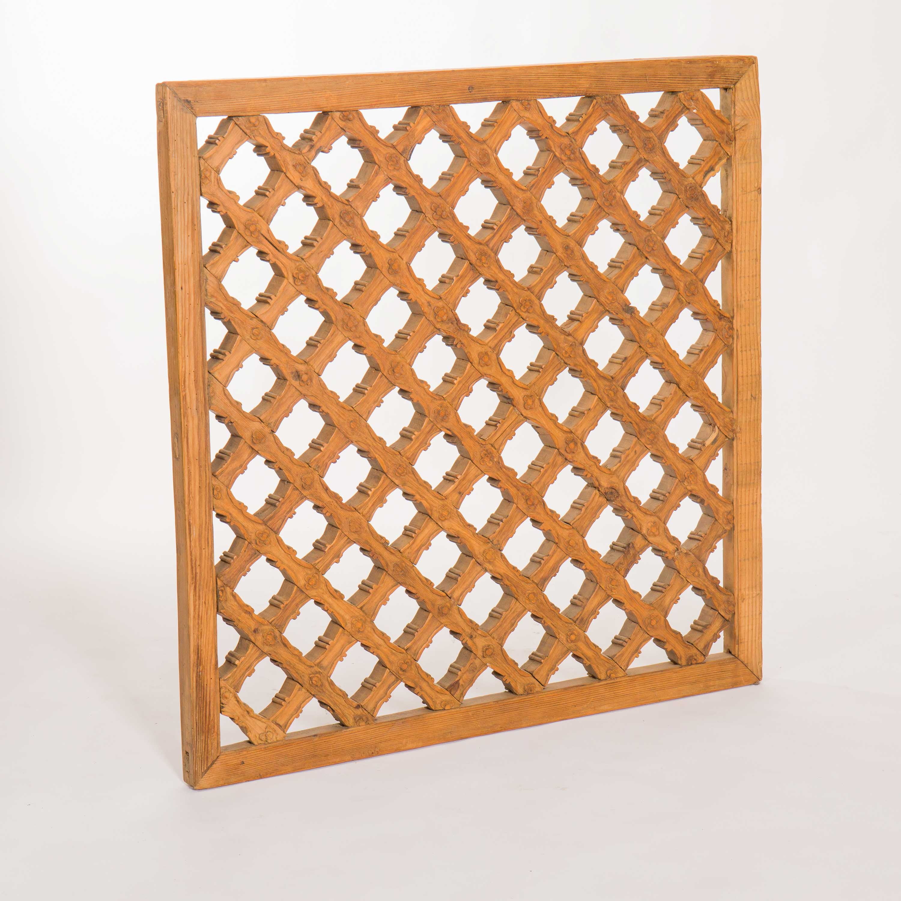 Chinese geometric pattern window