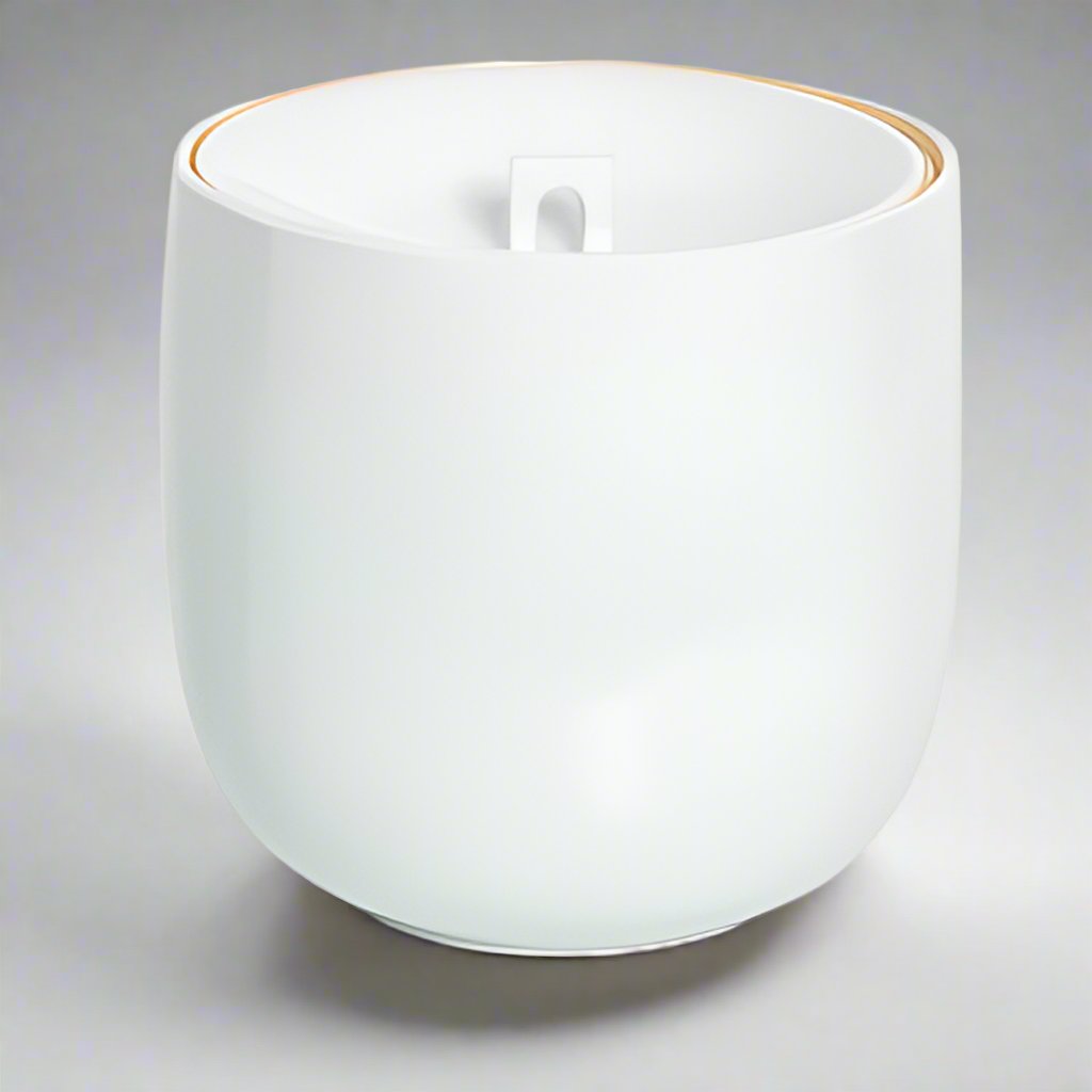 Japanese contemporary porcelain mizusashi - C15014