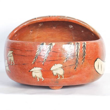 Japanese Raku pottery Hibachi - C15148