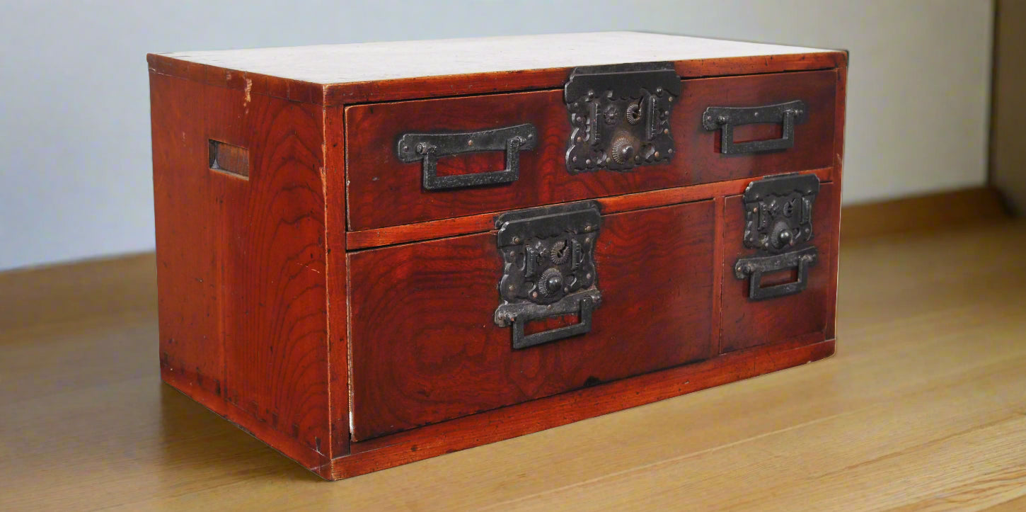 Japanese Wooden Chests – Japanese Wooden Tansu Chests – Kazari